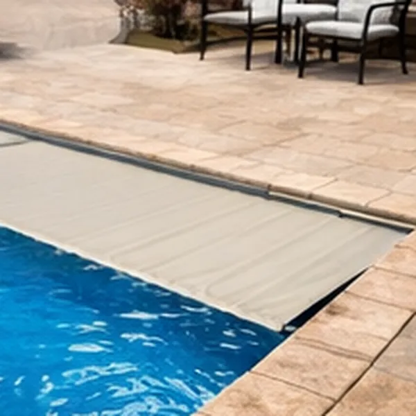 Automatic pool covers, winter safety covers, and pool fences